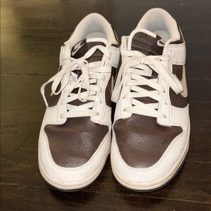 Men’s Nike Dunk Low NN HF4292-100 Brown/White USED Size 11- USED